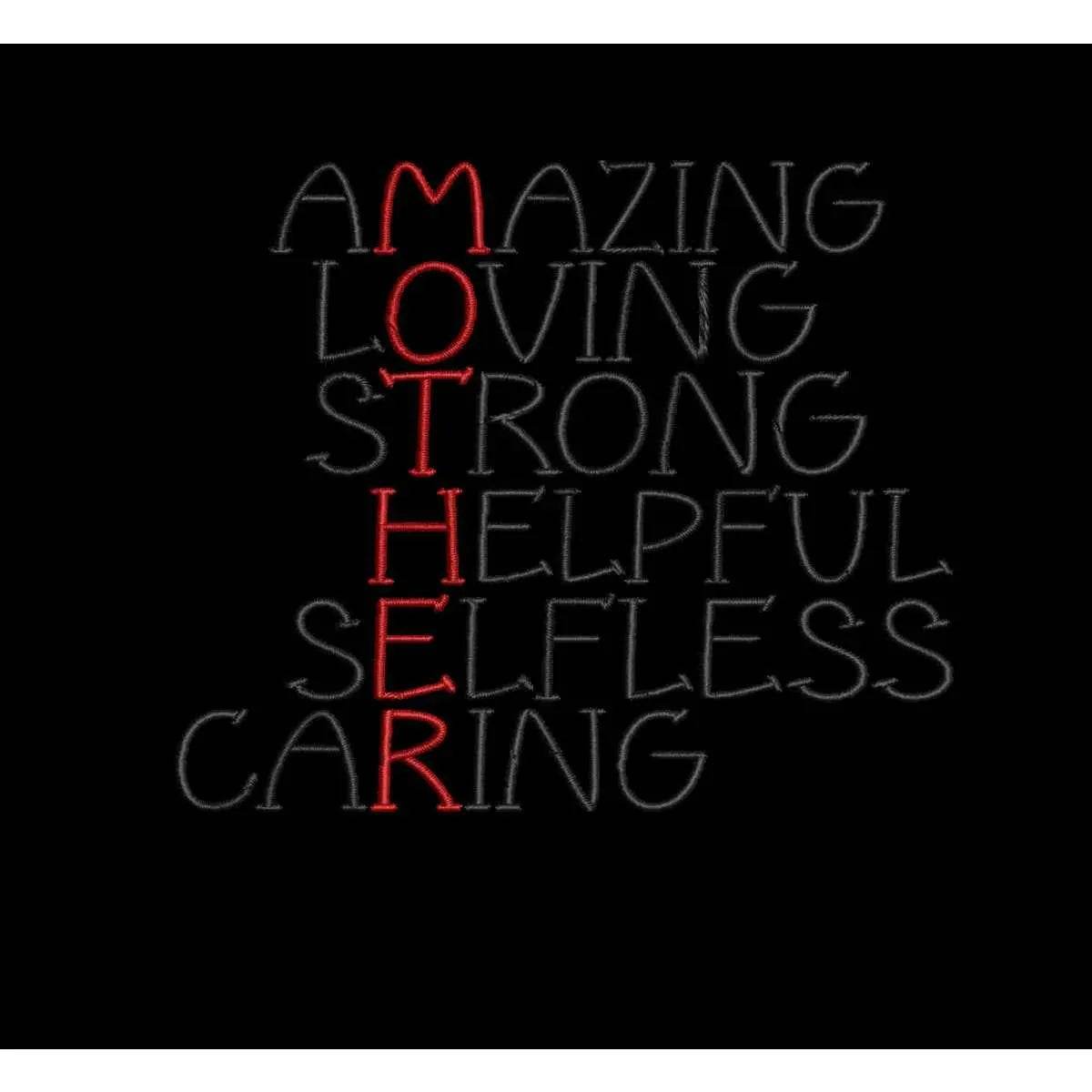 Amazing-Loving-Strong-Helpful-Selfless Embroidery Design - FineryEmbroidery