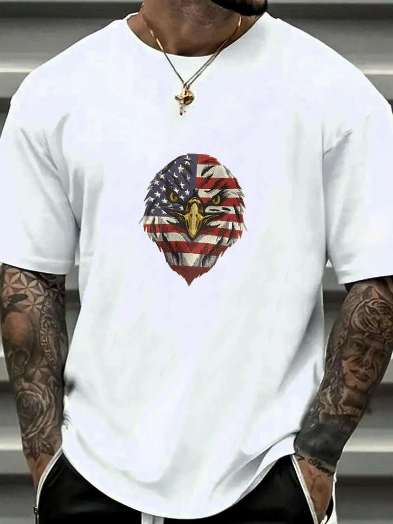 American USA Eagle Head - Embroidery Design - FineryEmbroidery