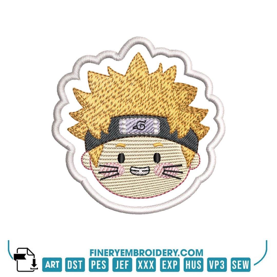 Anime-Inspired Naruto Character Embroidery Designs Pack – 6 Sizes | FineryEmbroidery - FineryEmbroidery