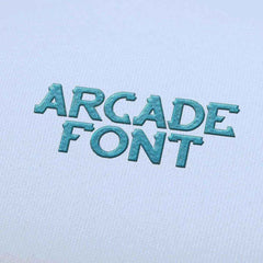 Arcade Embroidery alphabet Font Set