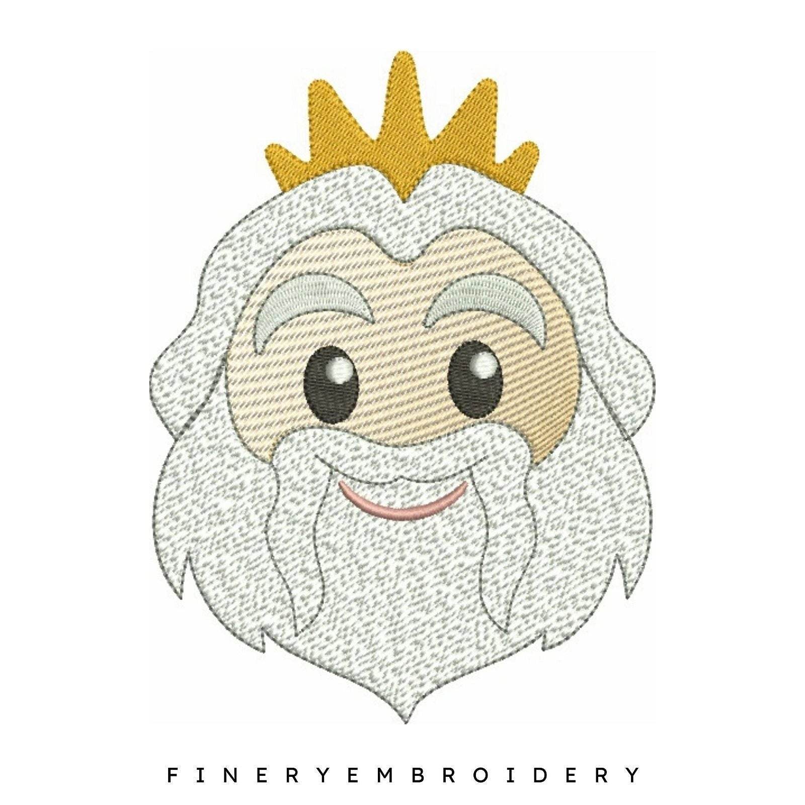 Ariel the Mermaid Pack 5 designs - Embroidery design - FineryEmbroidery