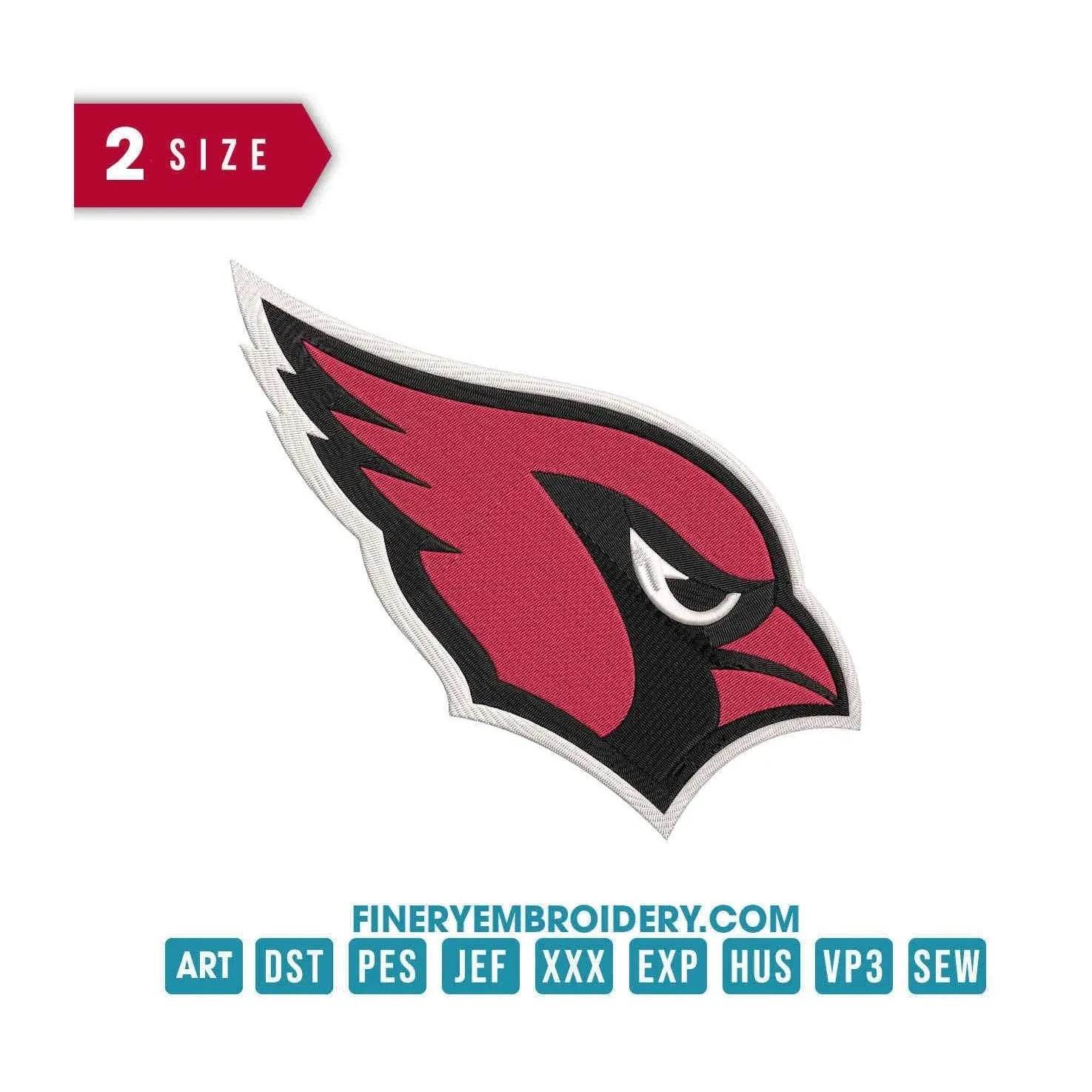 Arizona Cardinals 1 : Embroidery Design - FineryEmbroidery