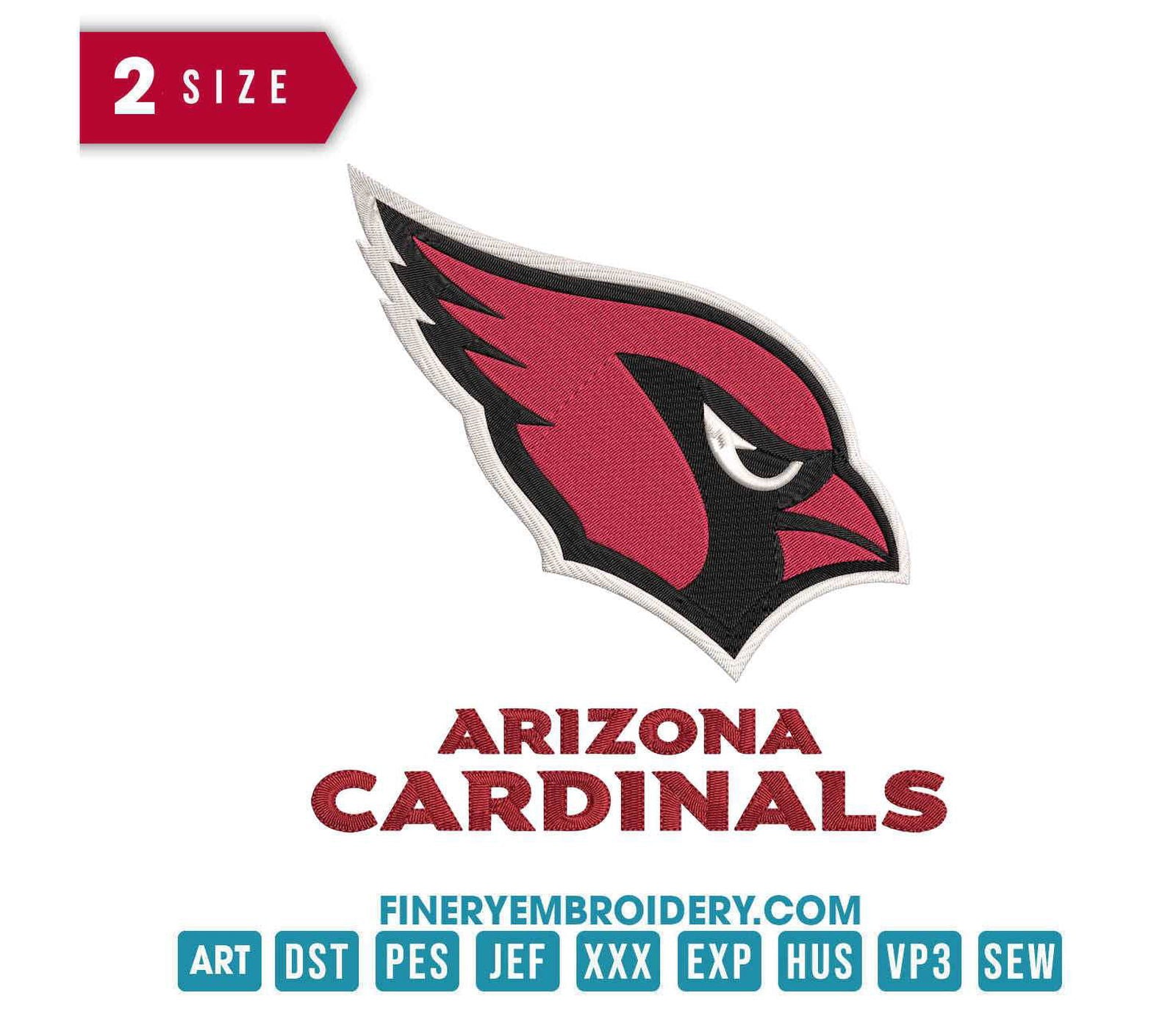 Arizona Cardinals 2 : Embroidery Design - FineryEmbroidery