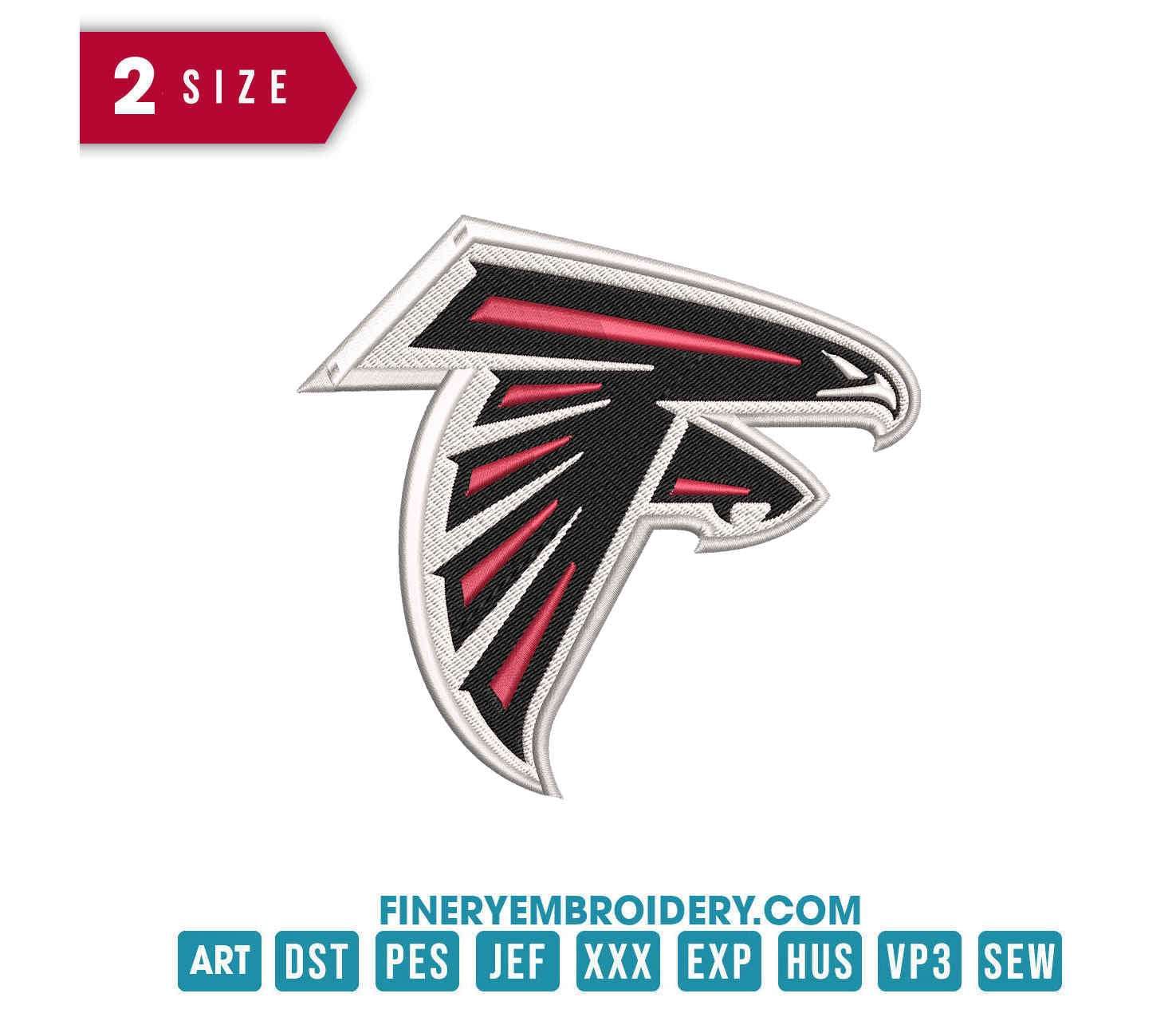 Atlanta Falcons 1 : Embroidery Design - FineryEmbroidery