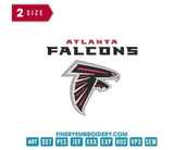 Atlanta Falcons 2 : Embroidery Design - FineryEmbroidery