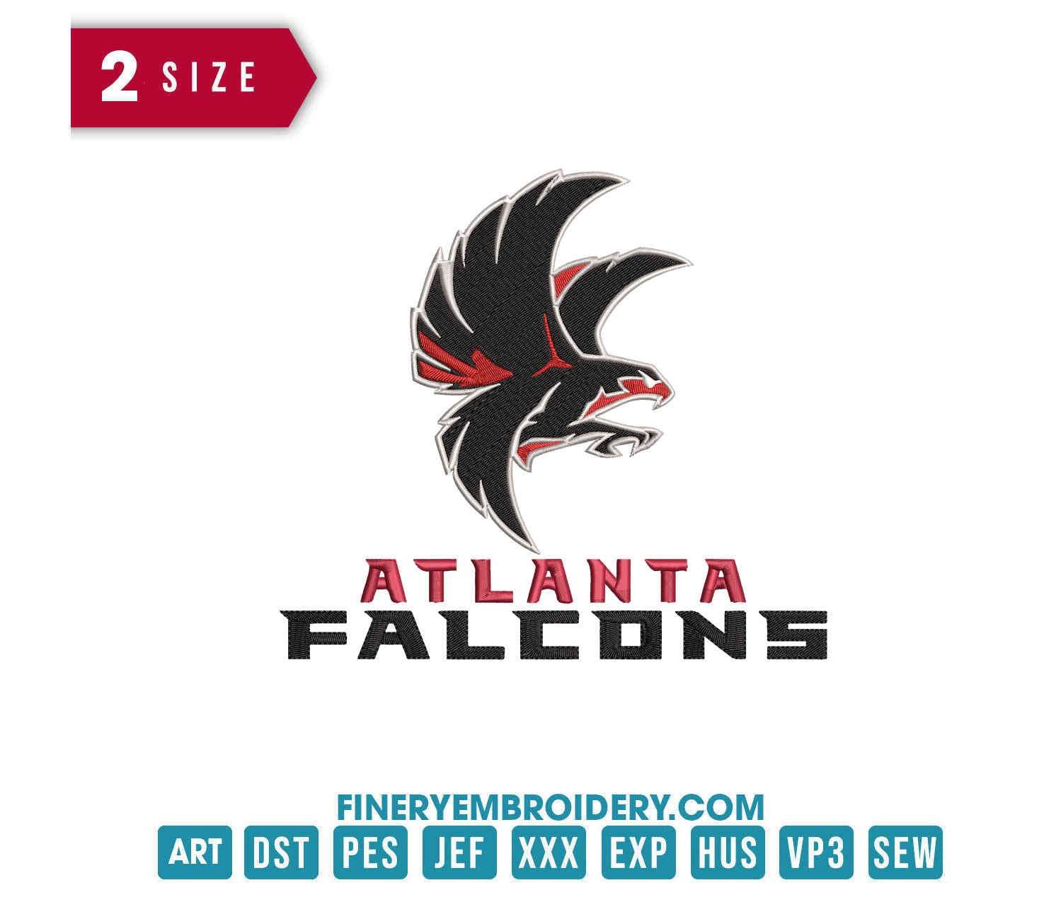 Atlanta Falcons 6 : Embroidery Design - FineryEmbroidery