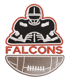 Atlanta Falcons Team Player : Embroidery Design - FineryEmbroidery