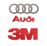 Audi - Embroidery Design - FineryEmbroidery