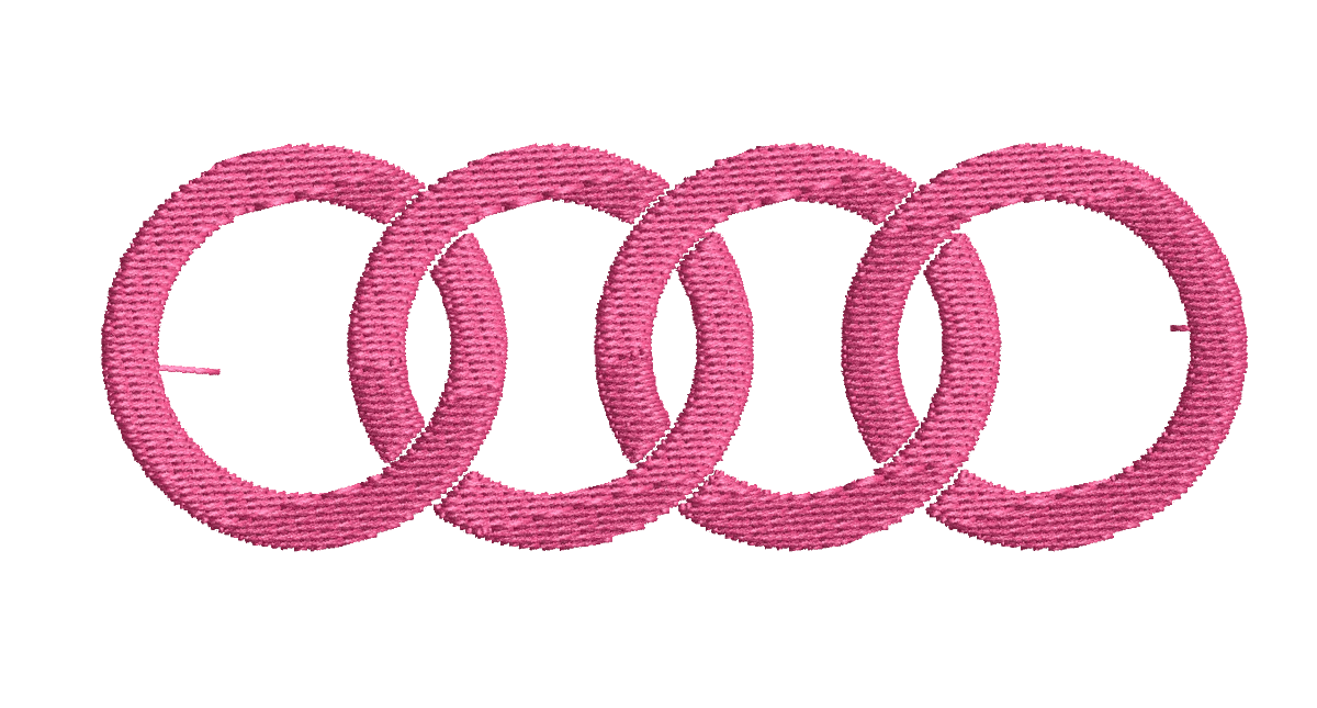 Audi 4 - Embroidery Design - FineryEmbroidery