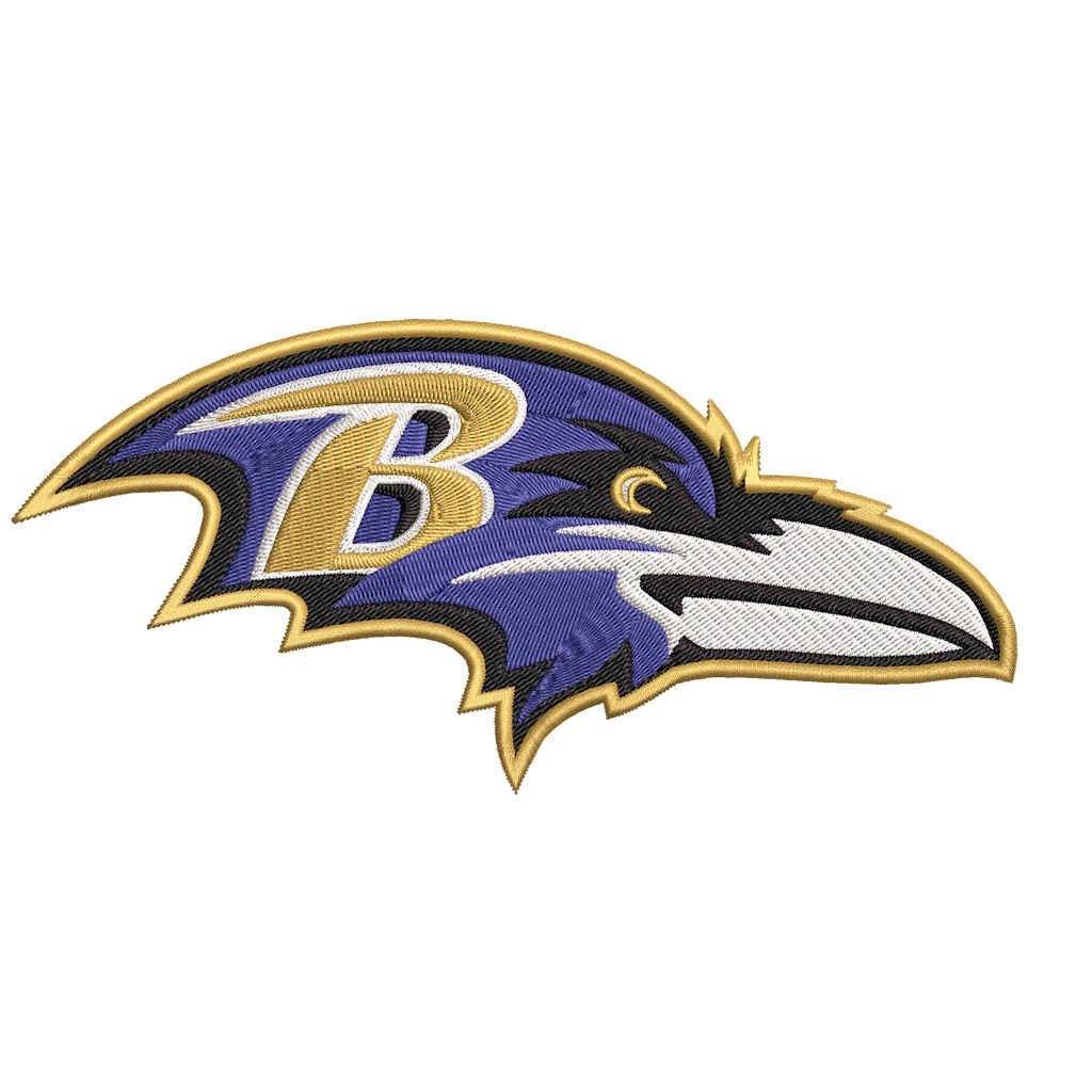 BALTIMORE RAVENS- Pack of 6 Designs - Embroidery Design - FineryEmbroidery