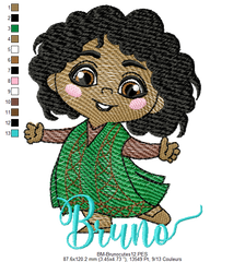 Bruno Free Embroidery Design – Magical Encanto Character