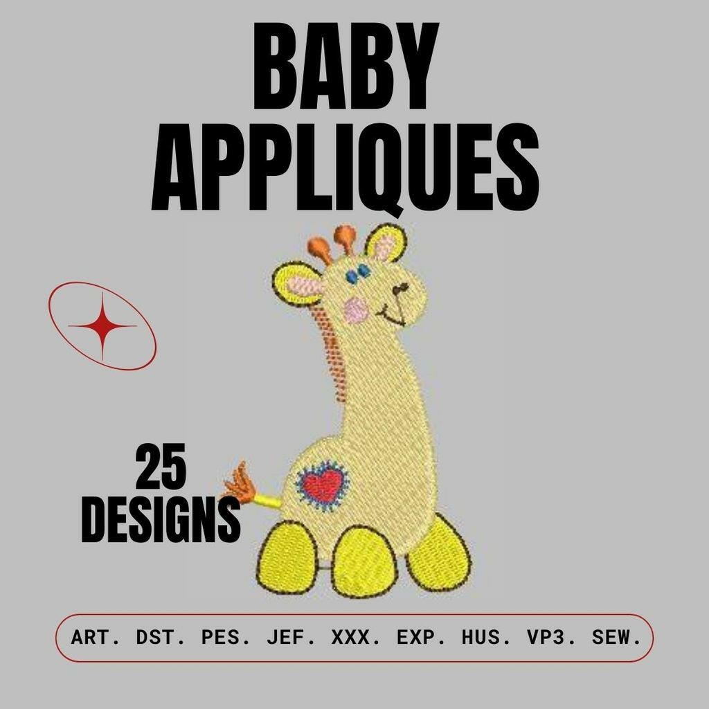 Babies Appliques: Embroidery Design Pack FineryEmbroidery