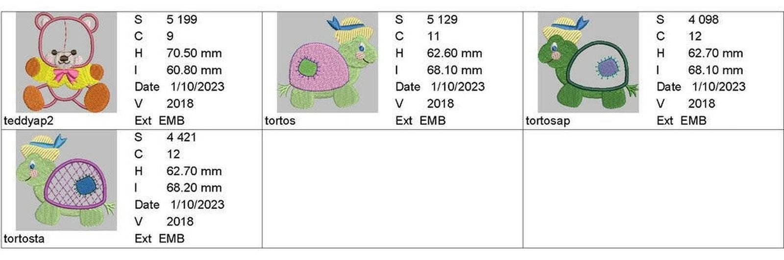 Babies Appliques: Embroidery Design Pack - FineryEmbroidery