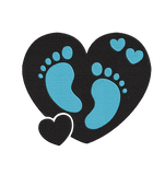 Baby Heart Boy- Embroidery Design - FineryEmbroidery