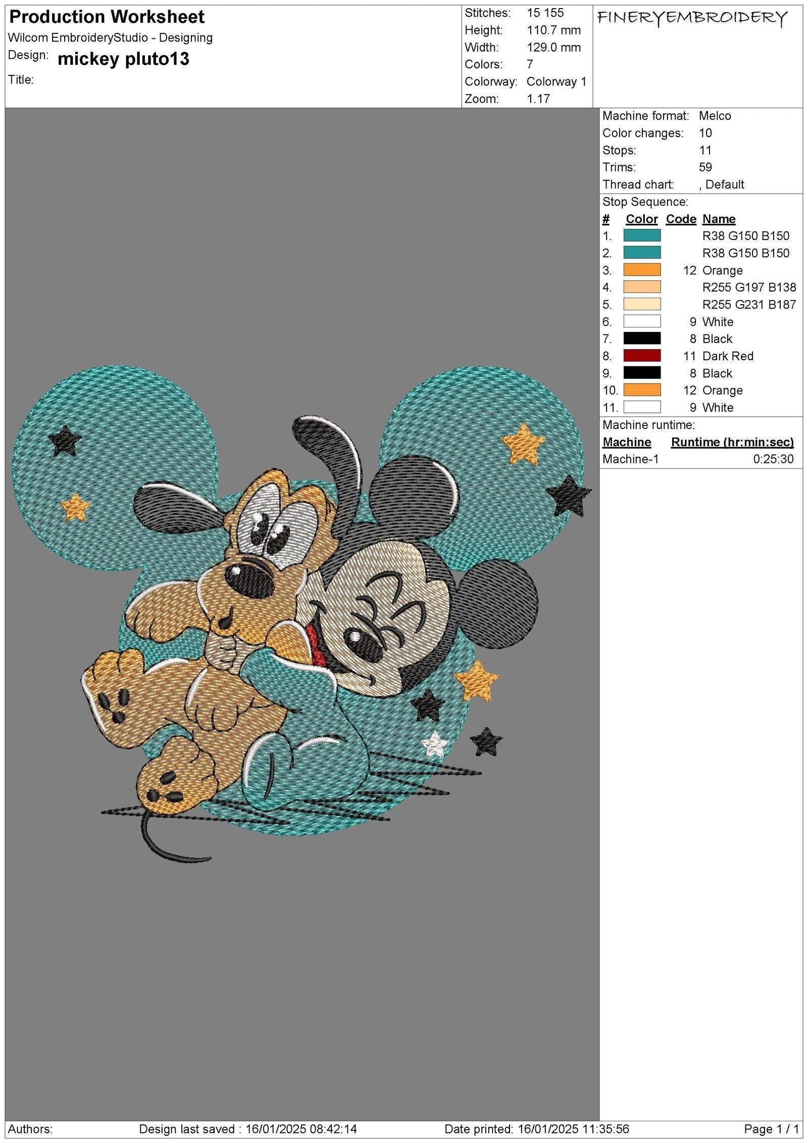 Baby Mickey and Minnie Embroidery Design Pack - Multi-Size Bundle - FineryEmbroidery