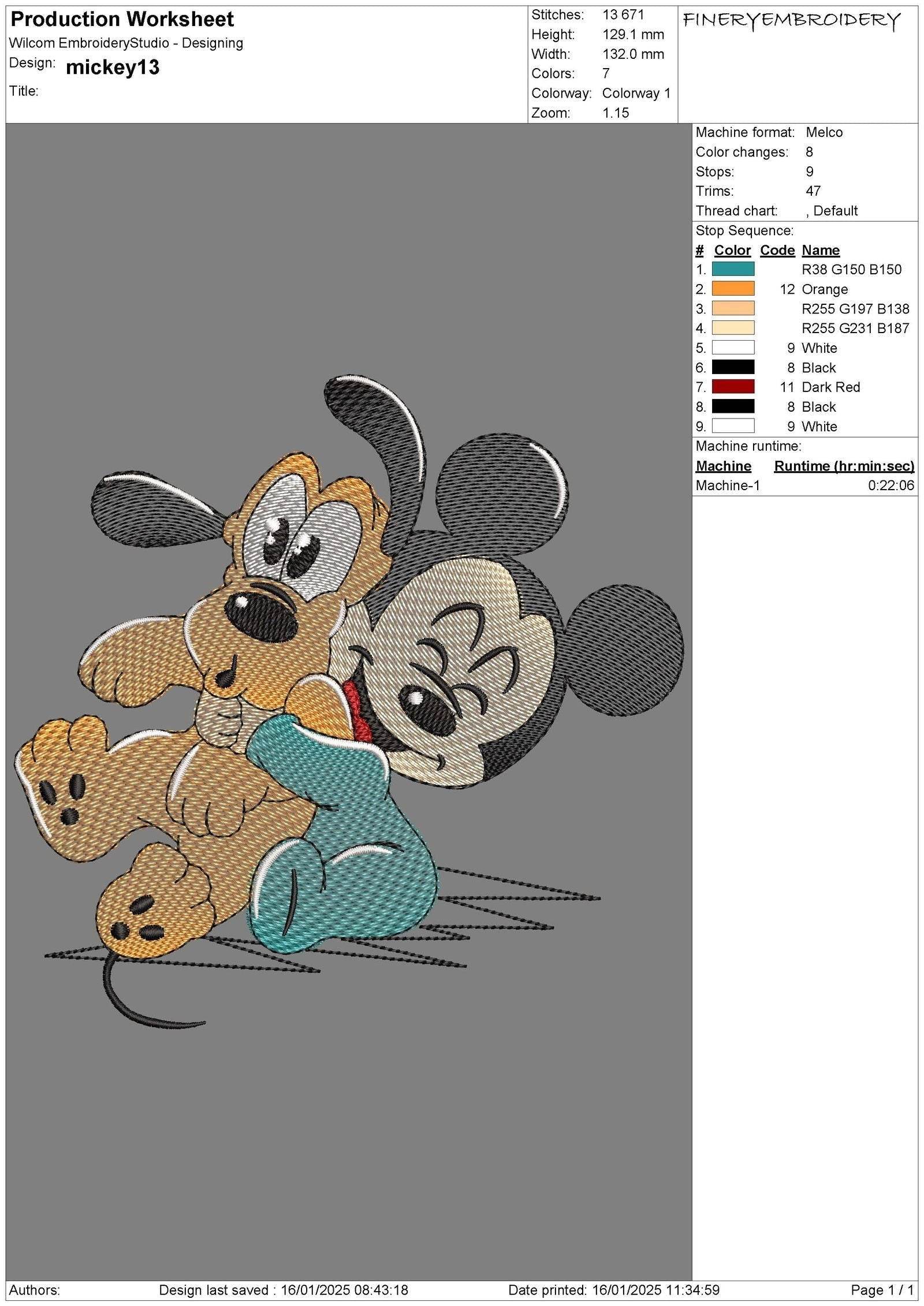 Baby Mickey and Minnie Embroidery Design Pack - Multi-Size Bundle - FineryEmbroidery