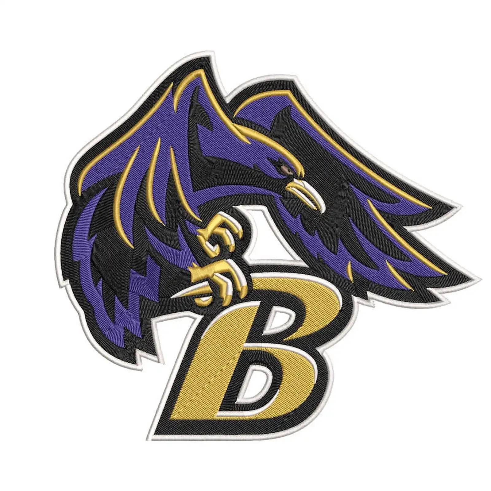 Baltimore Ravens 2 : Embroidery Design - FineryEmbroidery