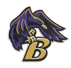 Baltimore Ravens 2 : Embroidery Design - FineryEmbroidery