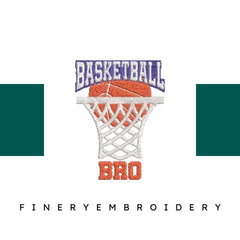 Basketball-Bro-Sports - Basket Embroidery Design - FineryEmbroidery