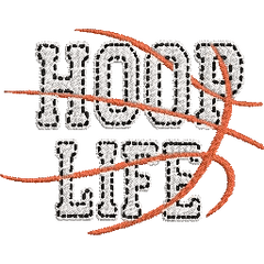 Basketball-Hoop-Life - Basket Embroidery Design - FineryEmbroidery