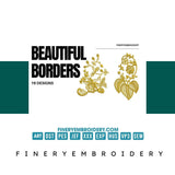 Beautiful borders: Embroidery Design Pack - FineryEmbroidery