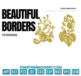 Beautiful borders: Embroidery Design Pack - FineryEmbroidery