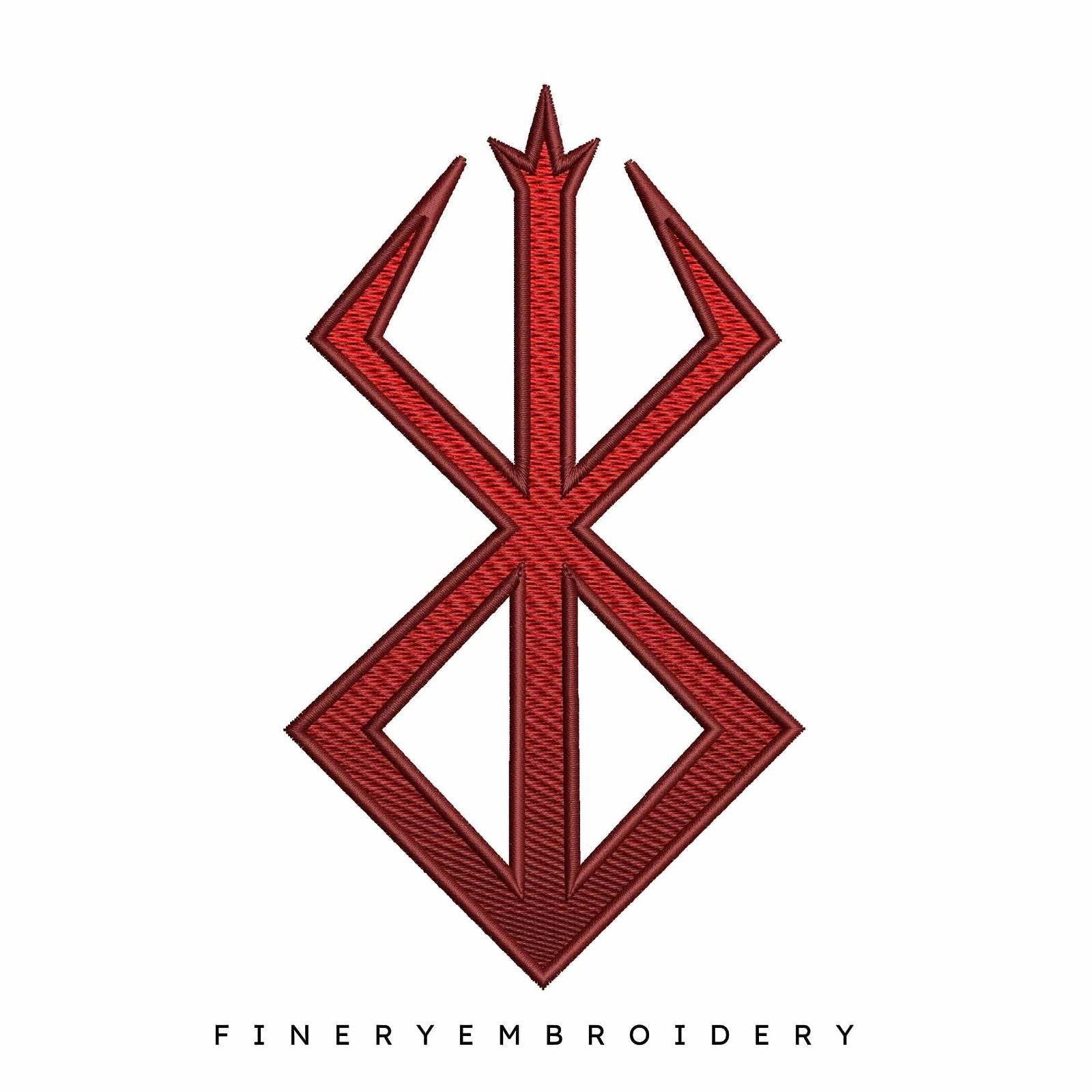 Berserk Logo - Anime - Embroidery Design - FineryEmbroidery