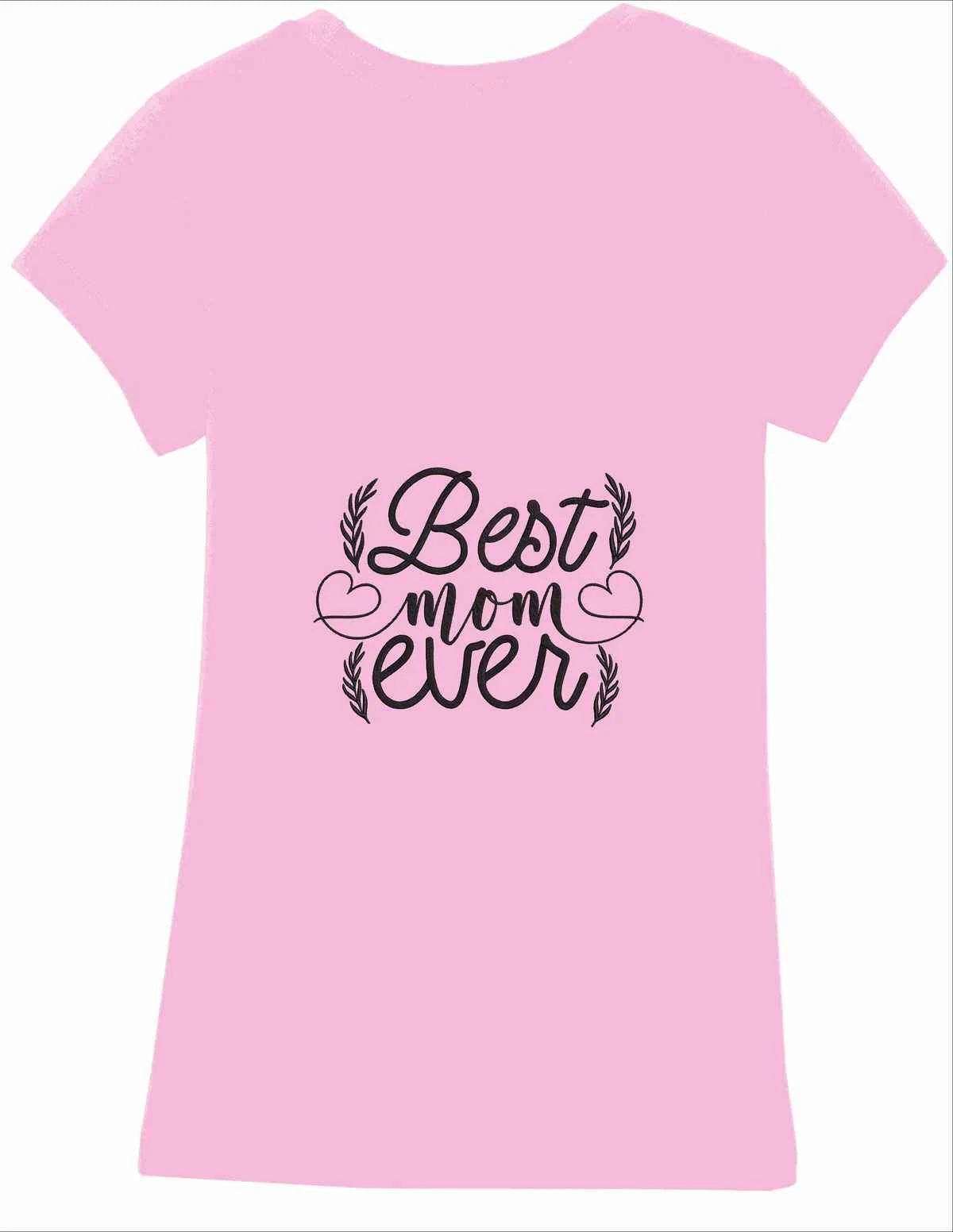 Best-mom-ever- Mothers Embroidery Design - FineryEmbroidery
