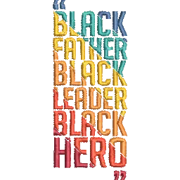 Black-Father-Black-Leader-Black - Father Embroidery Design FineryEmbroidery