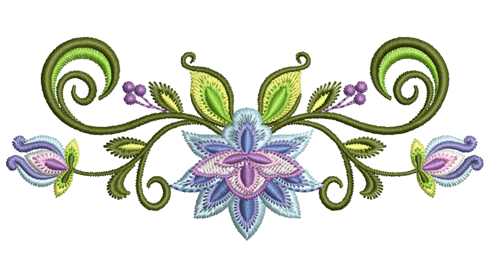 Bloom borders: Embroidery Design Pack - FineryEmbroidery