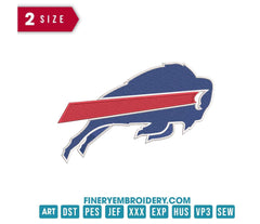 Buffalo Bills 2 : Embroidery Design - FineryEmbroidery