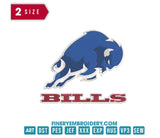 Buffalo Bills 4 : Embroidery Design - FineryEmbroidery