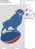 Buffalo Bills 5 : Embroidery Design - FineryEmbroidery