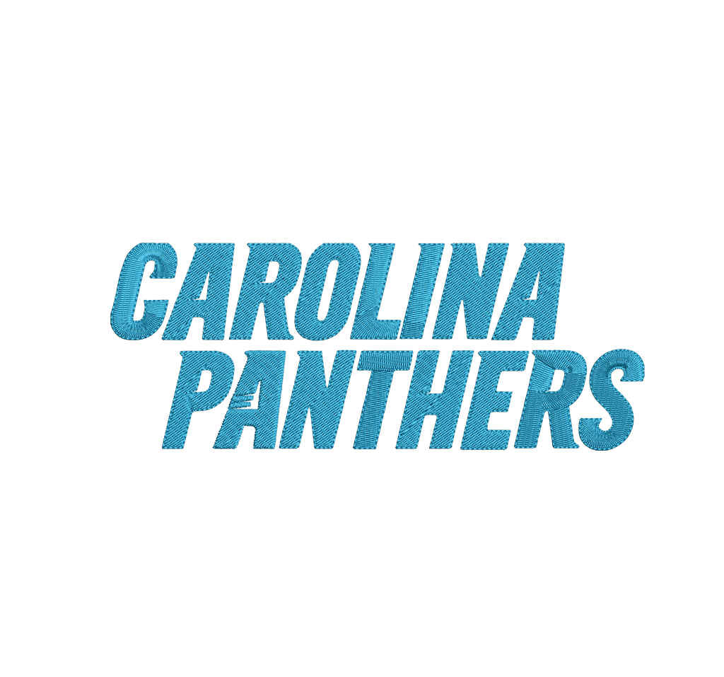 Carolina Panthers 1 : Embroidery Design