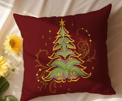 Elegant Christmas Tree Embroidery Design - Perfect for Holiday Decorations