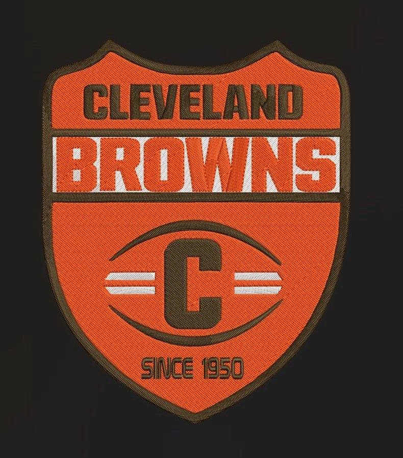 CLEVELAND BROWNS- Pack of 6 Designs - Embroidery Design - FineryEmbroidery