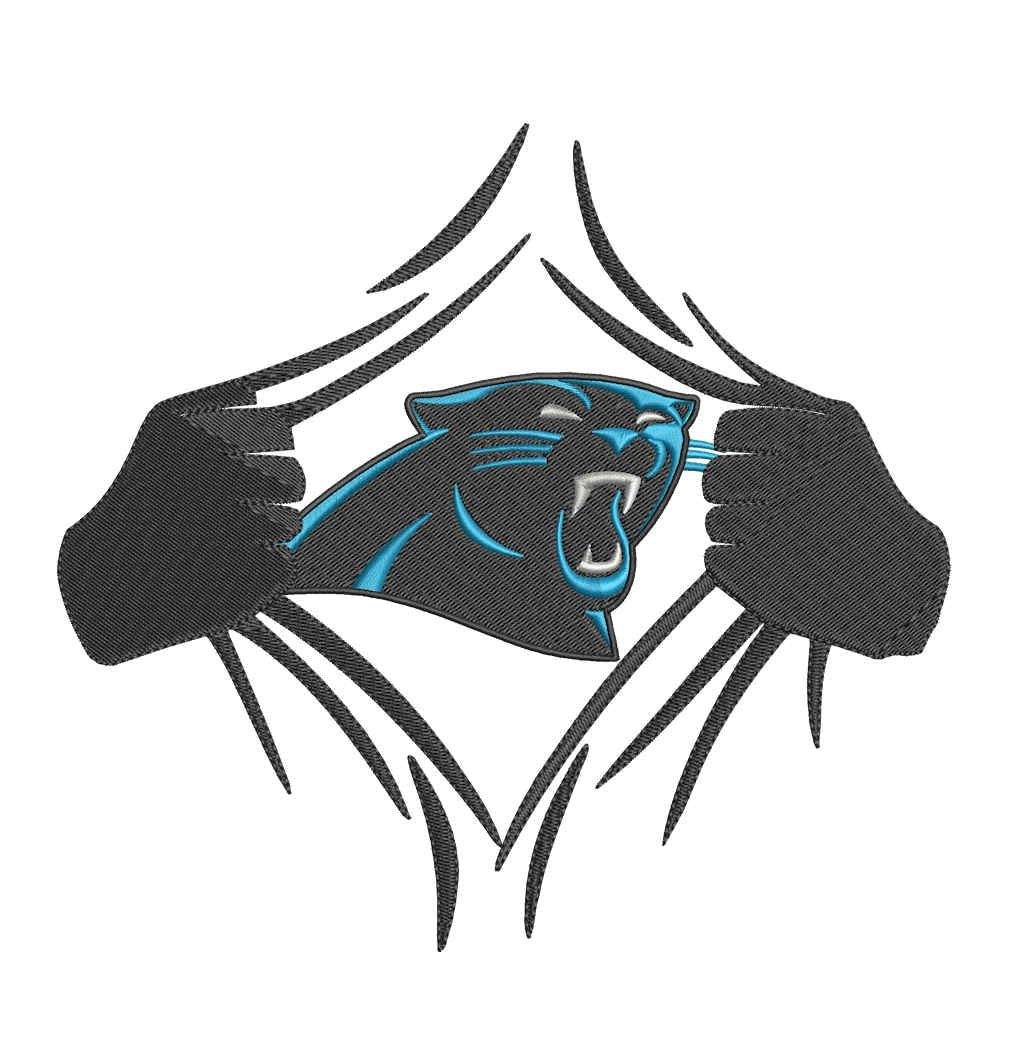 Carolina Panthers - Pack of 6 Designs - Embroidery Design - FineryEmbroidery