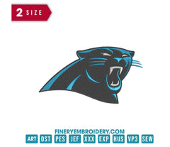 Carolina Panthers 3 : Embroidery Design - FineryEmbroidery