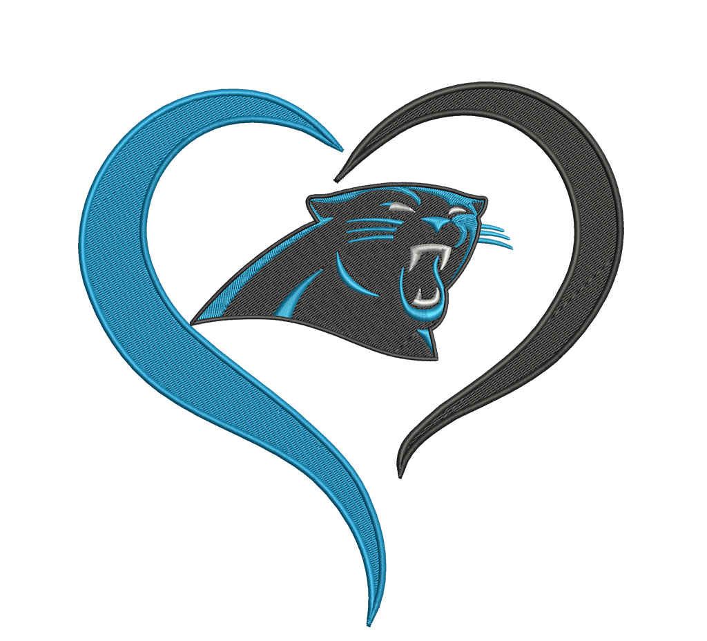 Carolina Panthers 4 : Embroidery Design - FineryEmbroidery