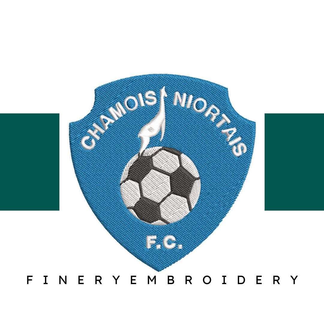 Champis Niortais Football Team: Embroidery Design - FineryEmbroidery