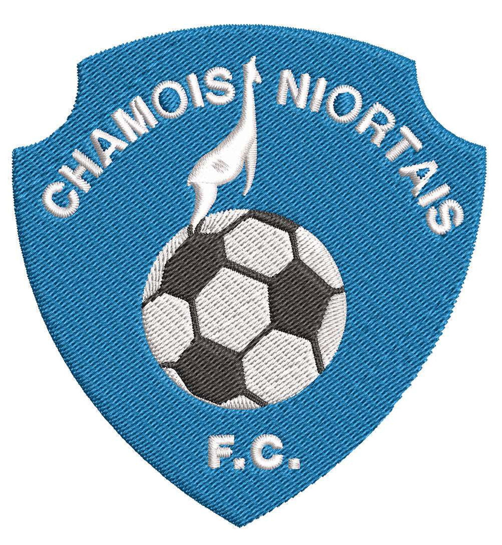 Champis Niortais Football Team: Embroidery Design - FineryEmbroidery