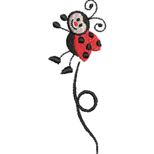Charming Ladybugs - Pack of 12 Designs - Embroidery Designs - FineryEmbroidery