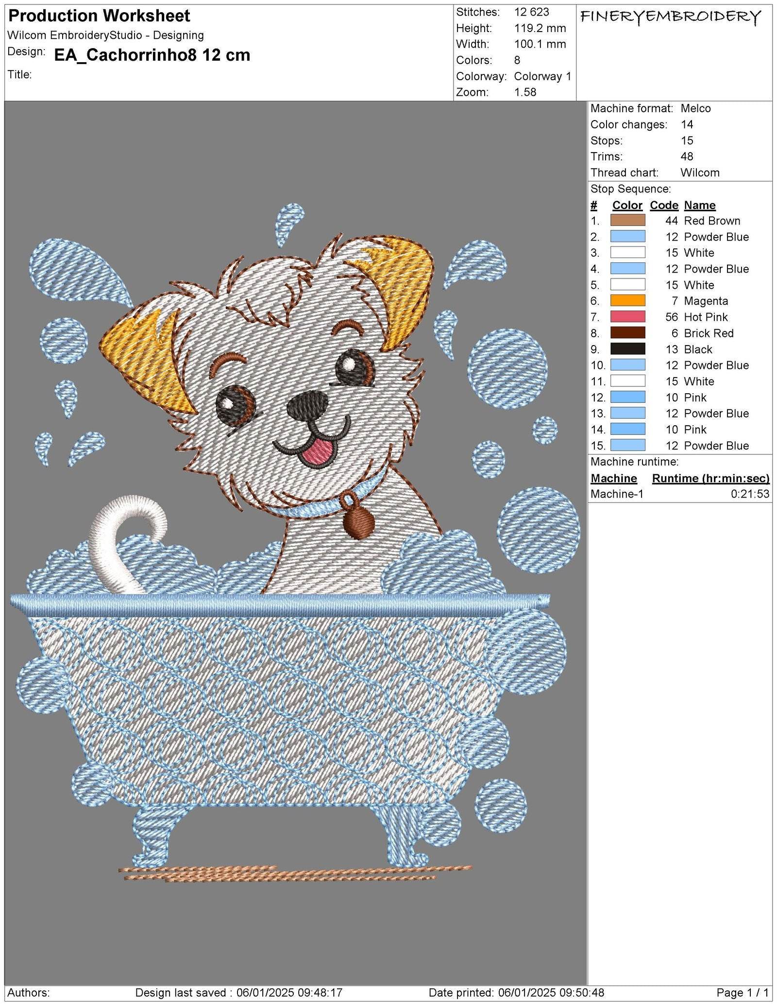 Charming Puppy Embroidery Design Collection – 9 Unique Designs for Your Creative Projects - FineryEmbroidery