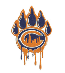 Chicago Bears Embroidery Design 7 - FineryEmbroidery