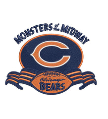 Chicago Bears Embroidery Design 8 - FineryEmbroidery