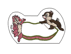 Chip 'n' Dale - Pack of 11 Designs Embroidery Design - FineryEmbroidery