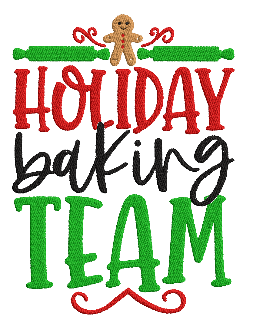Christmas Baking Quotes - Designs pack : Embroidery Design - FineryEmbroidery