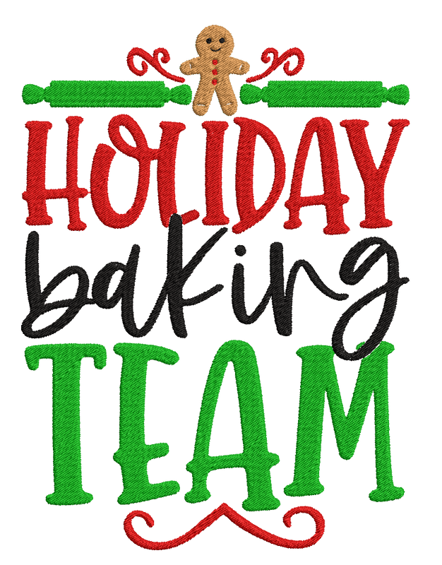 Christmas Baking Quotes - Designs pack : Embroidery Design - FineryEmbroidery