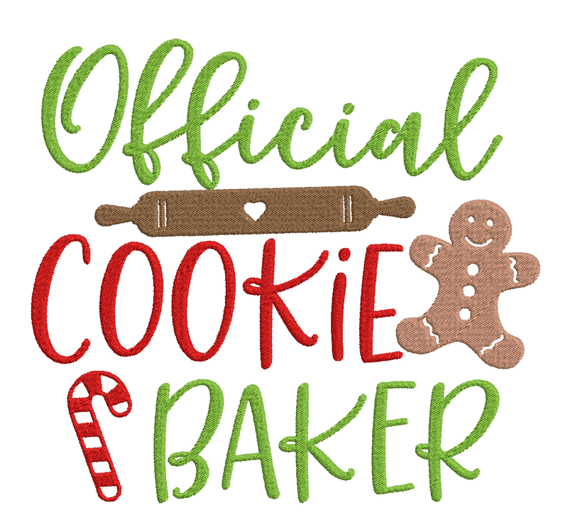 Christmas Baking Quotes - Designs pack : Embroidery Design - FineryEmbroidery