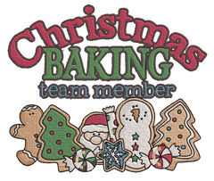 Christmas Baking Team : Embroidery Design - FineryEmbroidery